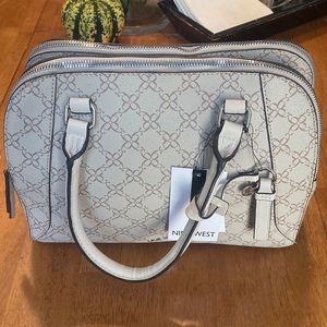 Nine West Dannin Mushroom Logo Handbag Purse